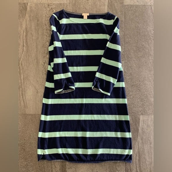 J. Crew Factory Striped Tunic Tee Shirt Dress - Picture 6 of 10